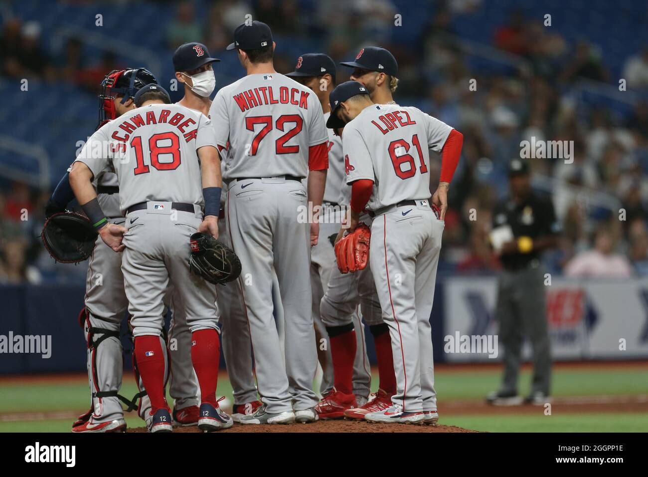 Boston Red Sox's Jon Lester pitches against the Tampa Bay Rays in the first  inning of a baseball game, Sunday, May 4, 2008, in Boston. (AP  Photo/Michael Dwyer Stock Photo - Alamy