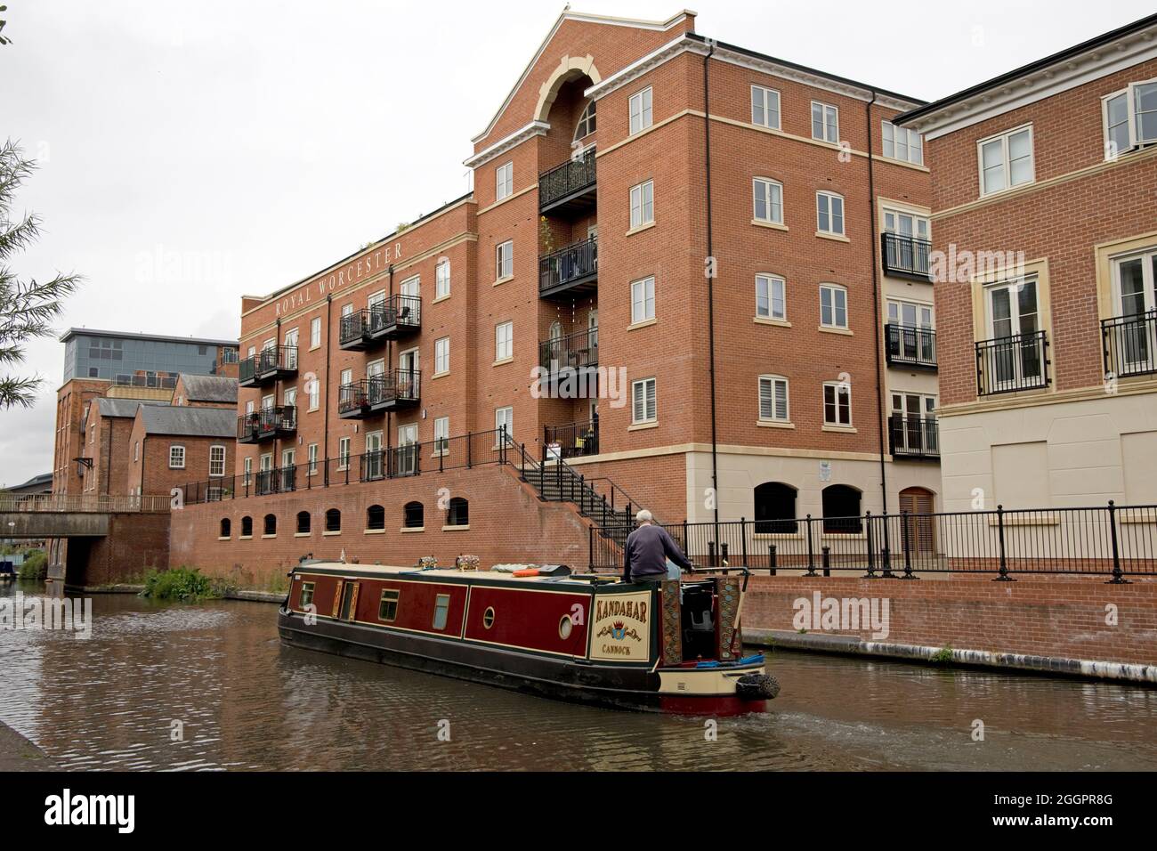 Apartments along Worcester and Birmingham canal Diglis Wharf Worcester
