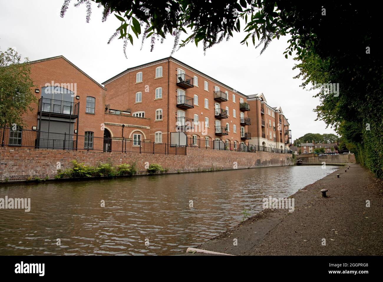 Apartments along Worcester and Birmingham canal Diglis Wharf Worcester