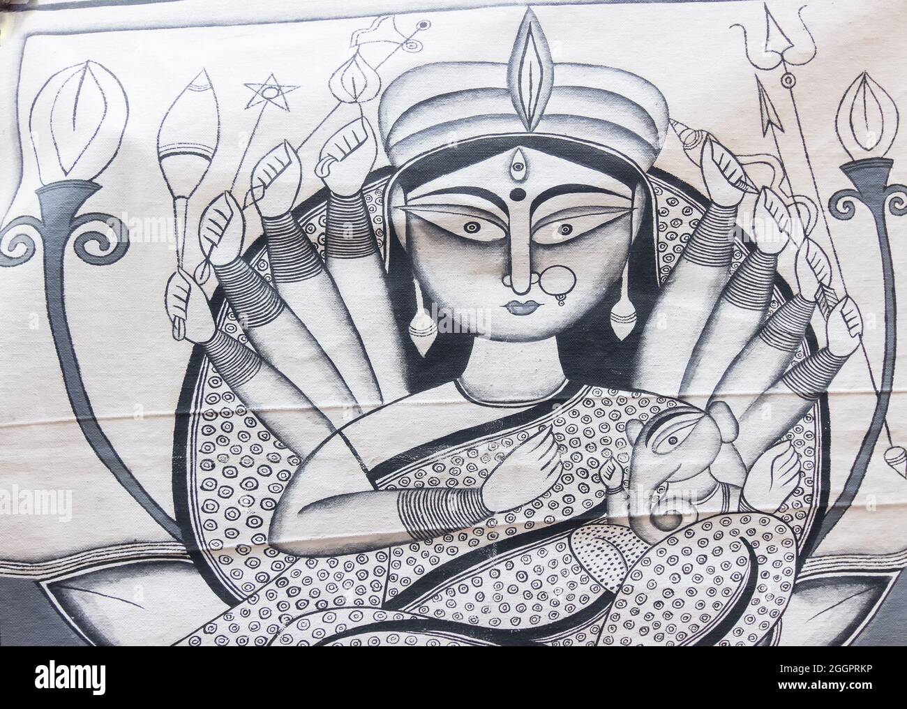 Color Empire Printed Designer Artistic A5 Reusable Laminate Paper Notebook  Diary | Durga Maa Murti | 600 God Designs | Write Draw And Erase | Sketch  Book | Reusable Pad | Art Book | Artistic Fan | Craft Book