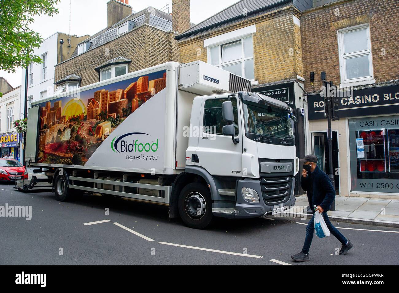 Bidfood lorry hires stock photography and images Alamy