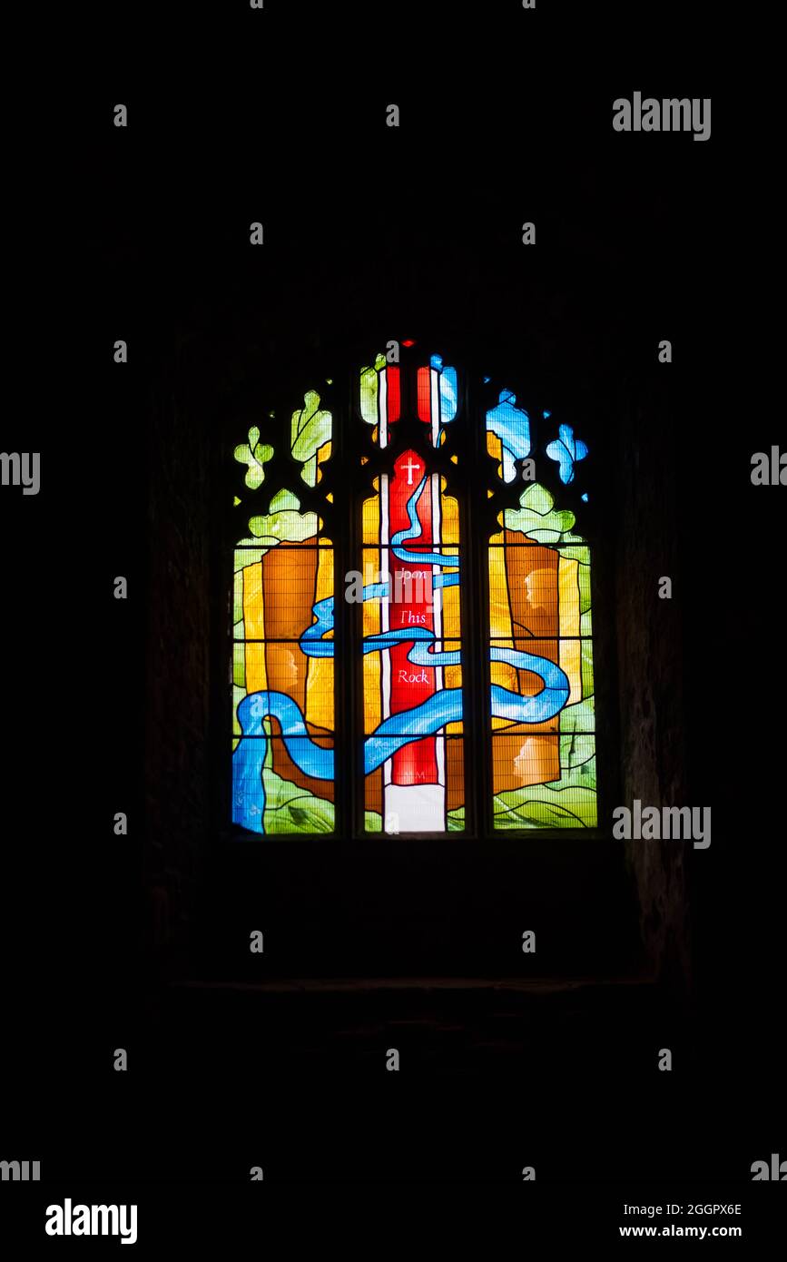 Chapel in Goodrich Castle, Summer 2021 Stock Photo Alamy
