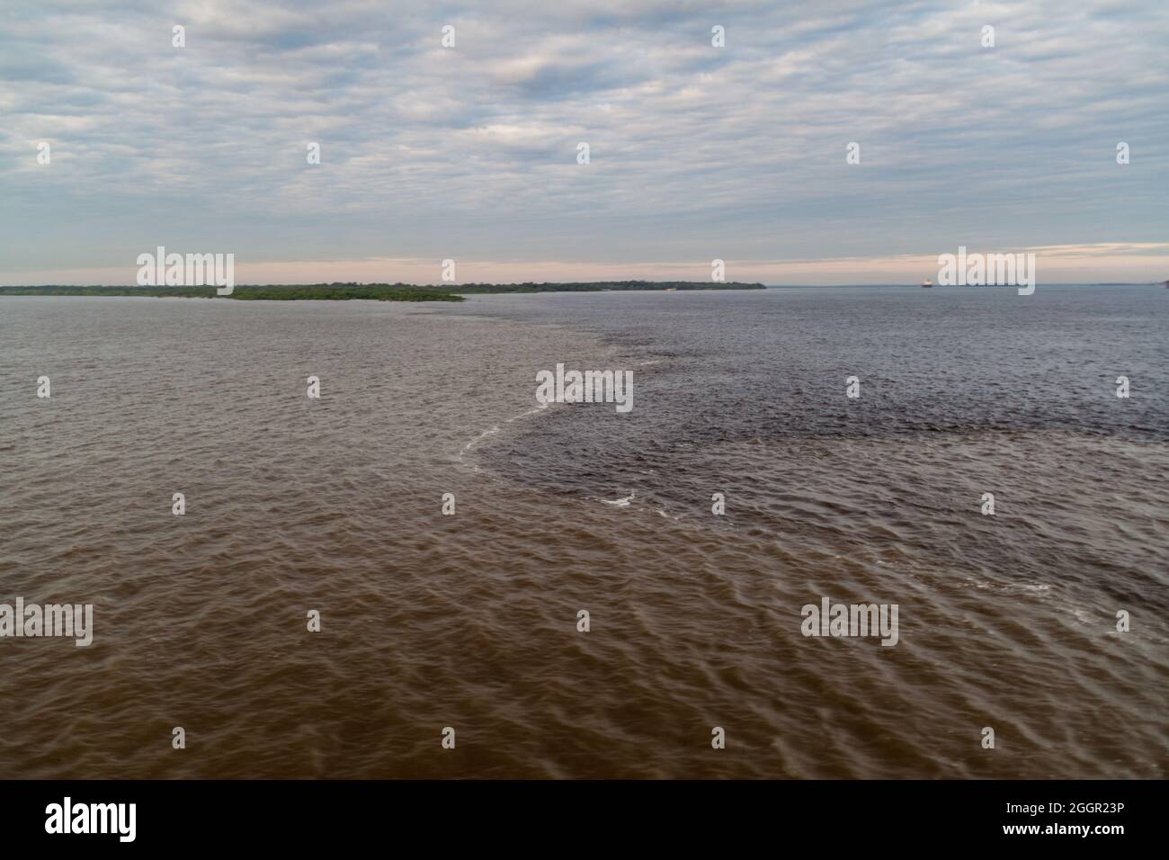 The Meeting of Waters (Encontro das Aguas) is the confluence between ...
