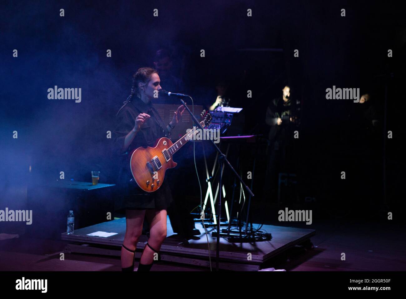 Odessa, Ukraine July 11, 2019: concert of famous band KADEBOSTANY on stage  under open sky. Concert of popular musik band on festival Stock Photo -  Alamy