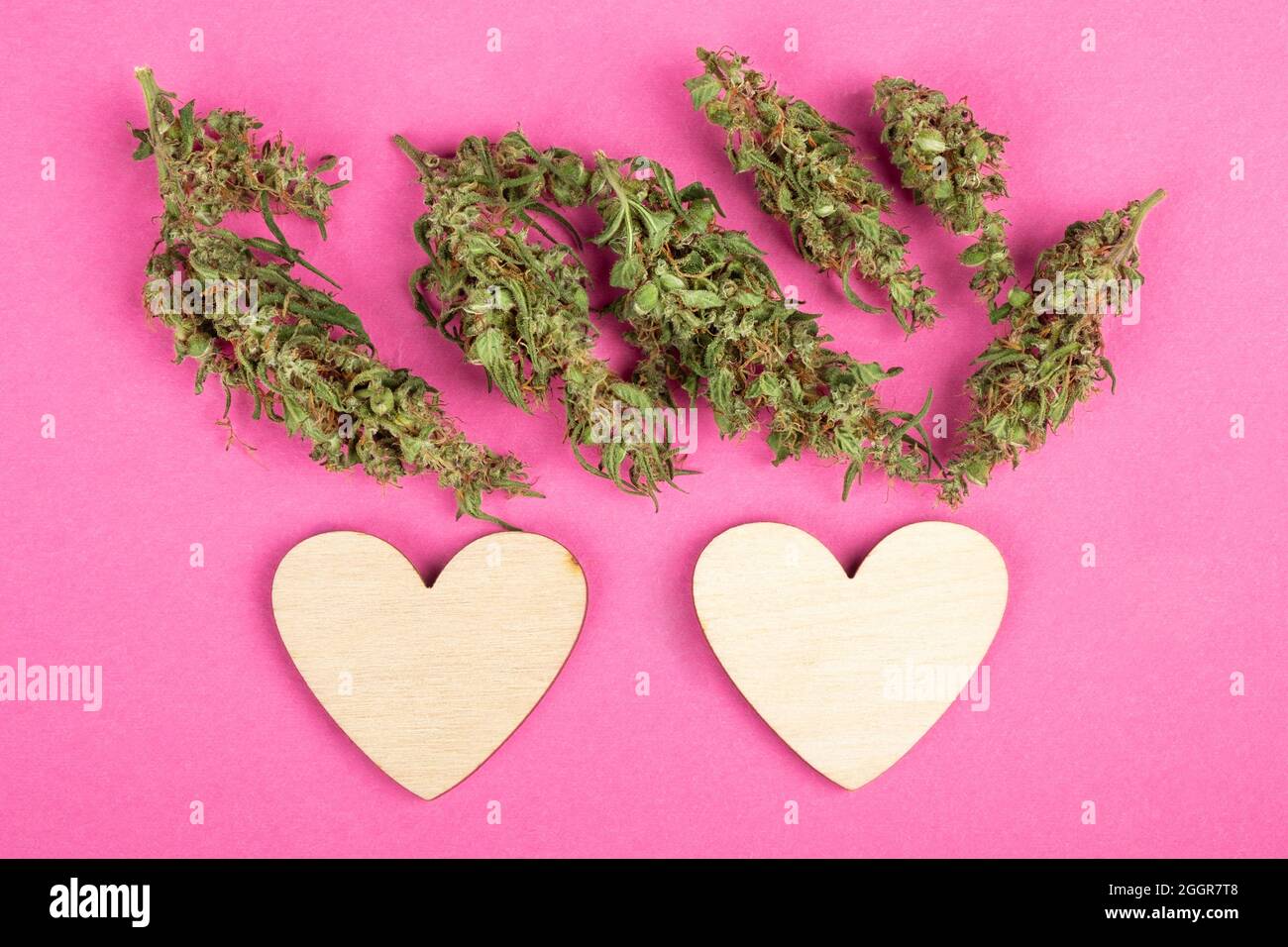 weed love heart