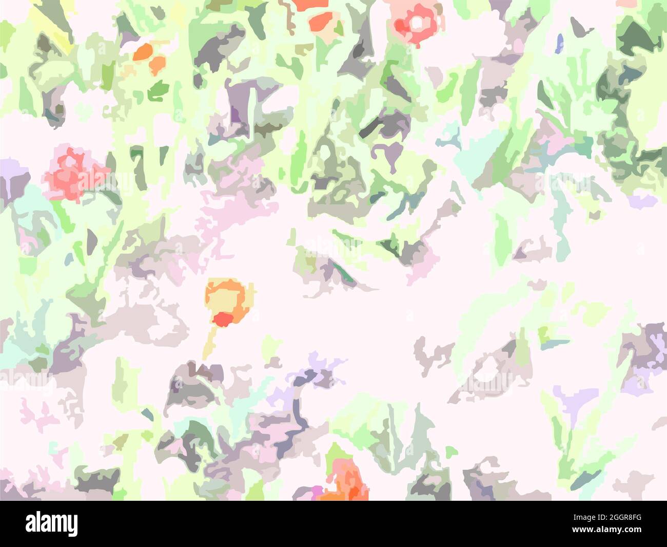 Abstract floral background for textiles and wallpaper. Beautiful background with elements of tulips on nuance shades for prints and textures Stock Photo