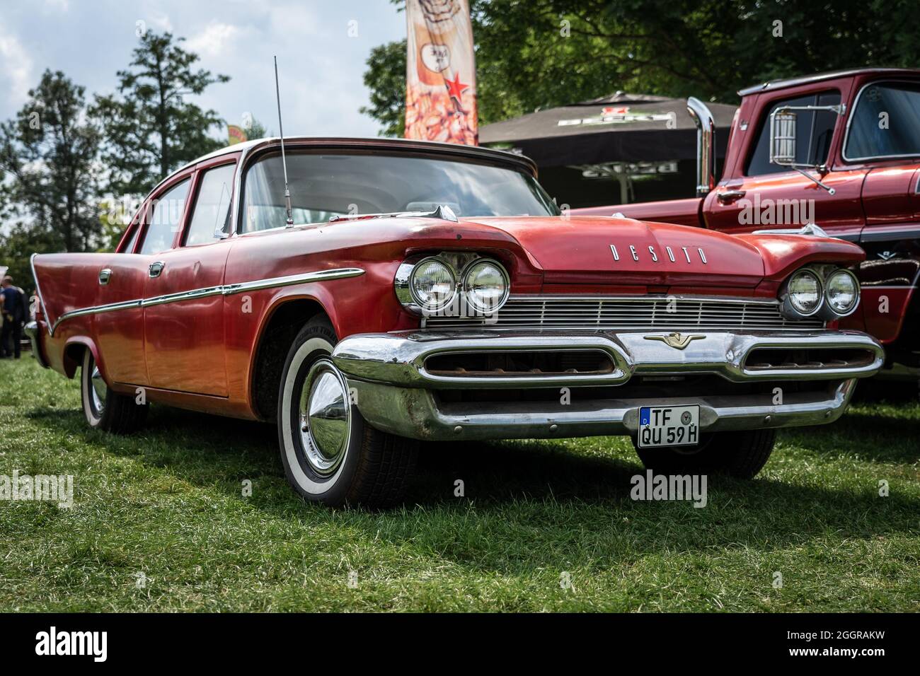 DIEDERSDORF, GERMANY AUGUST 21, 2021 The vintage car DeSoto