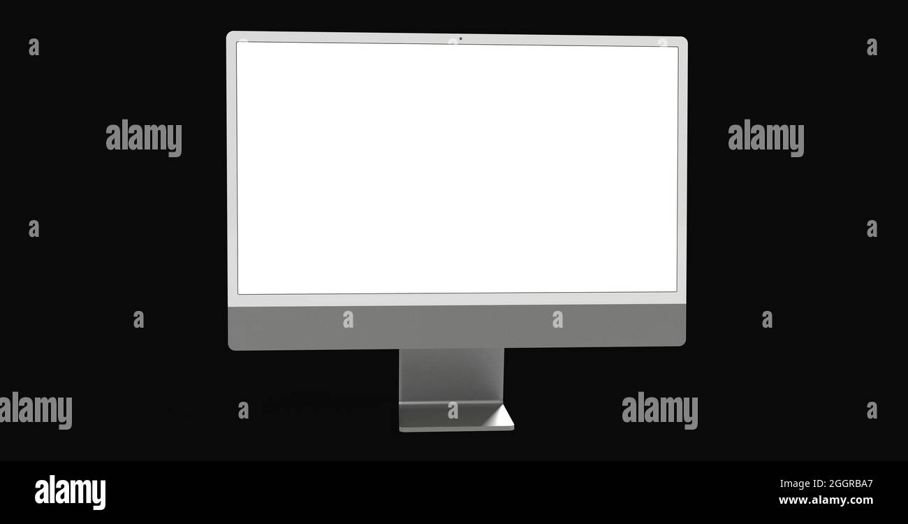 Blank Computer Backdrop Workspace blank screen desktop computer, Mockup computer background ...