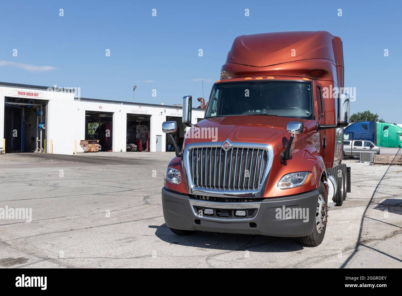 Indianapolis Circa September 2021 Navistar International Semi