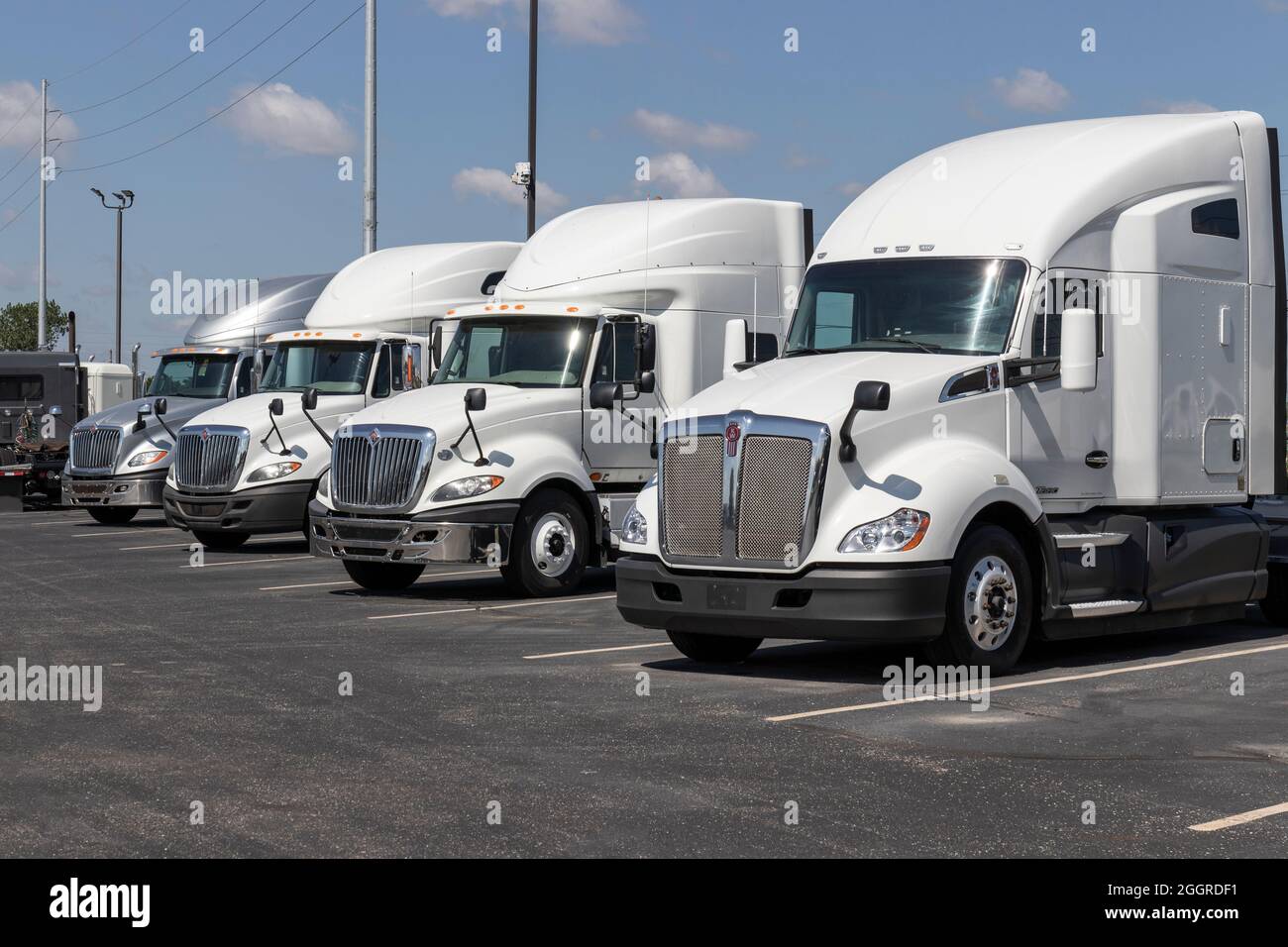 Indianapolis Circa September 2021 Navistar International Semi