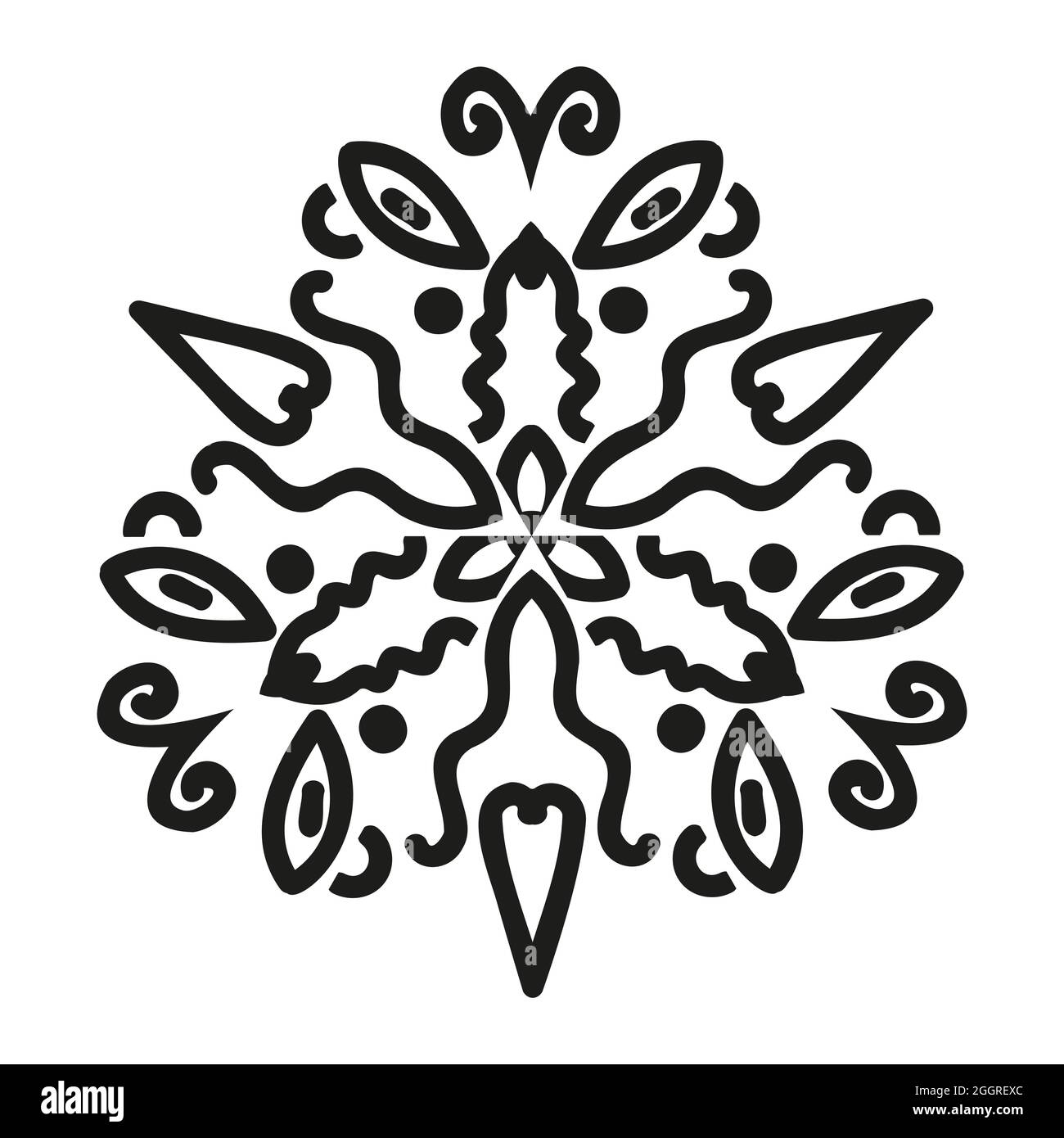 Decorative openwork Stock Vector Images - Alamy