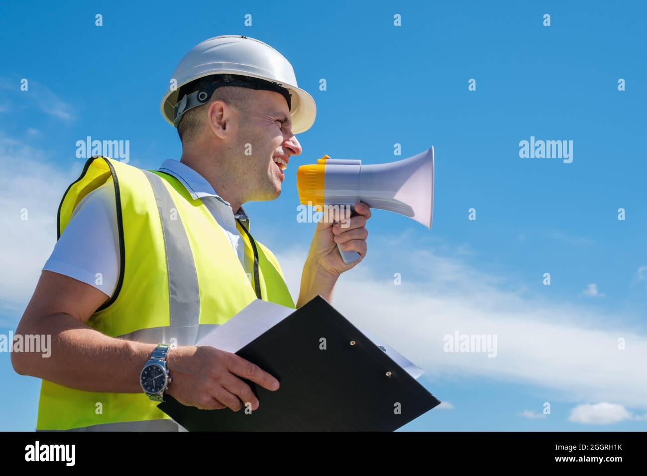 Page 4  Angry Construction Worker Megaphone Images - Free