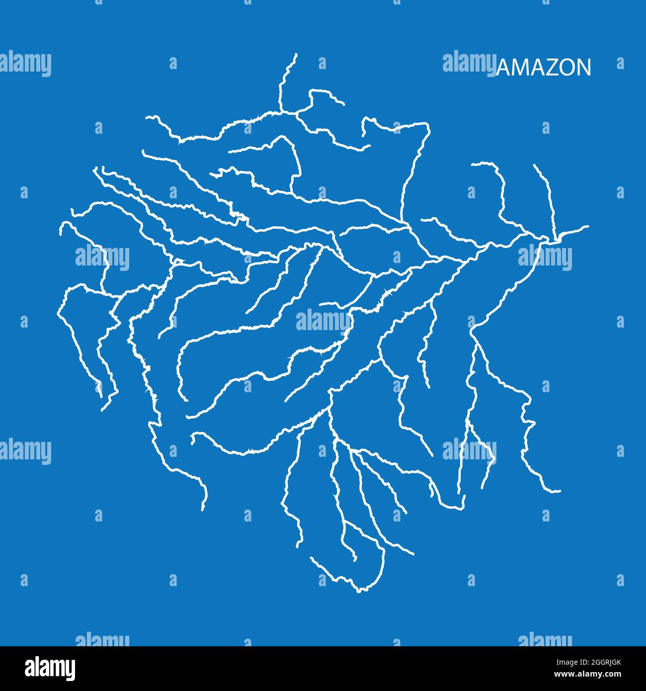 Map Of Brazil Amazon River High Resolution Stock Photography And Images Alamy