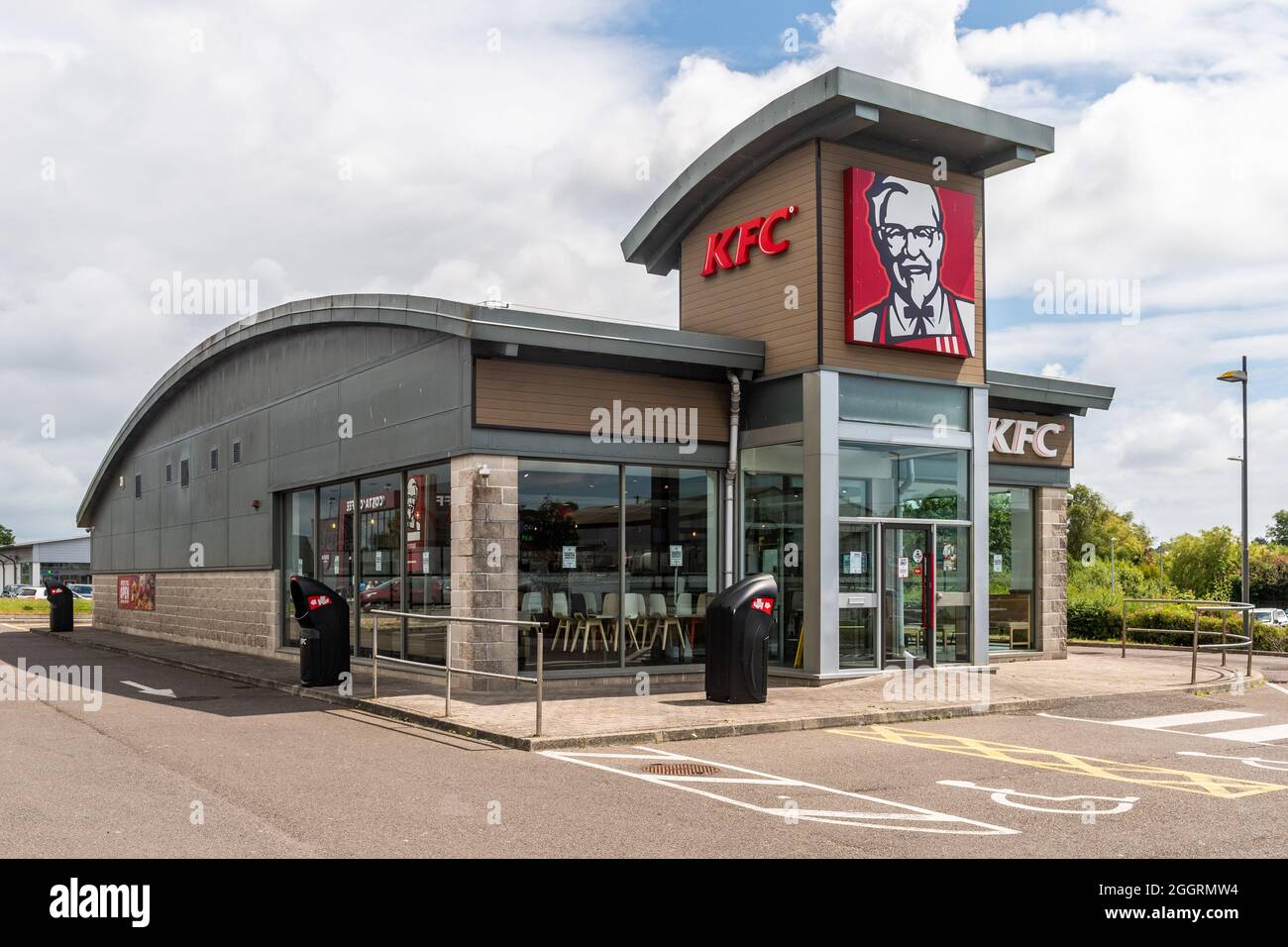 KFC fast food restaurant in Wexford, Ireland. Stock Photo