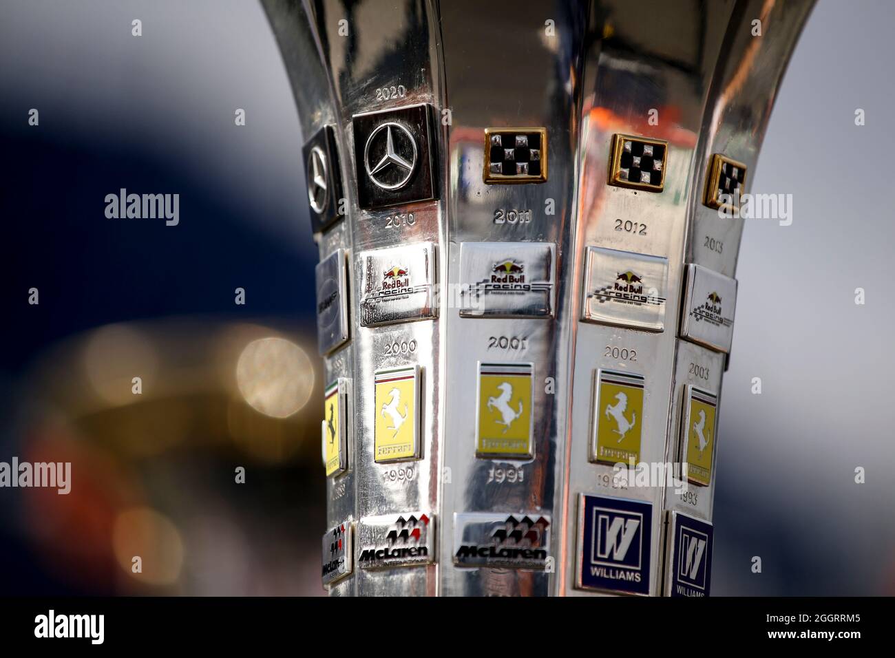 Zandvoort, Netherlands. 2nd Sep, 2021. World championship trophy, F1