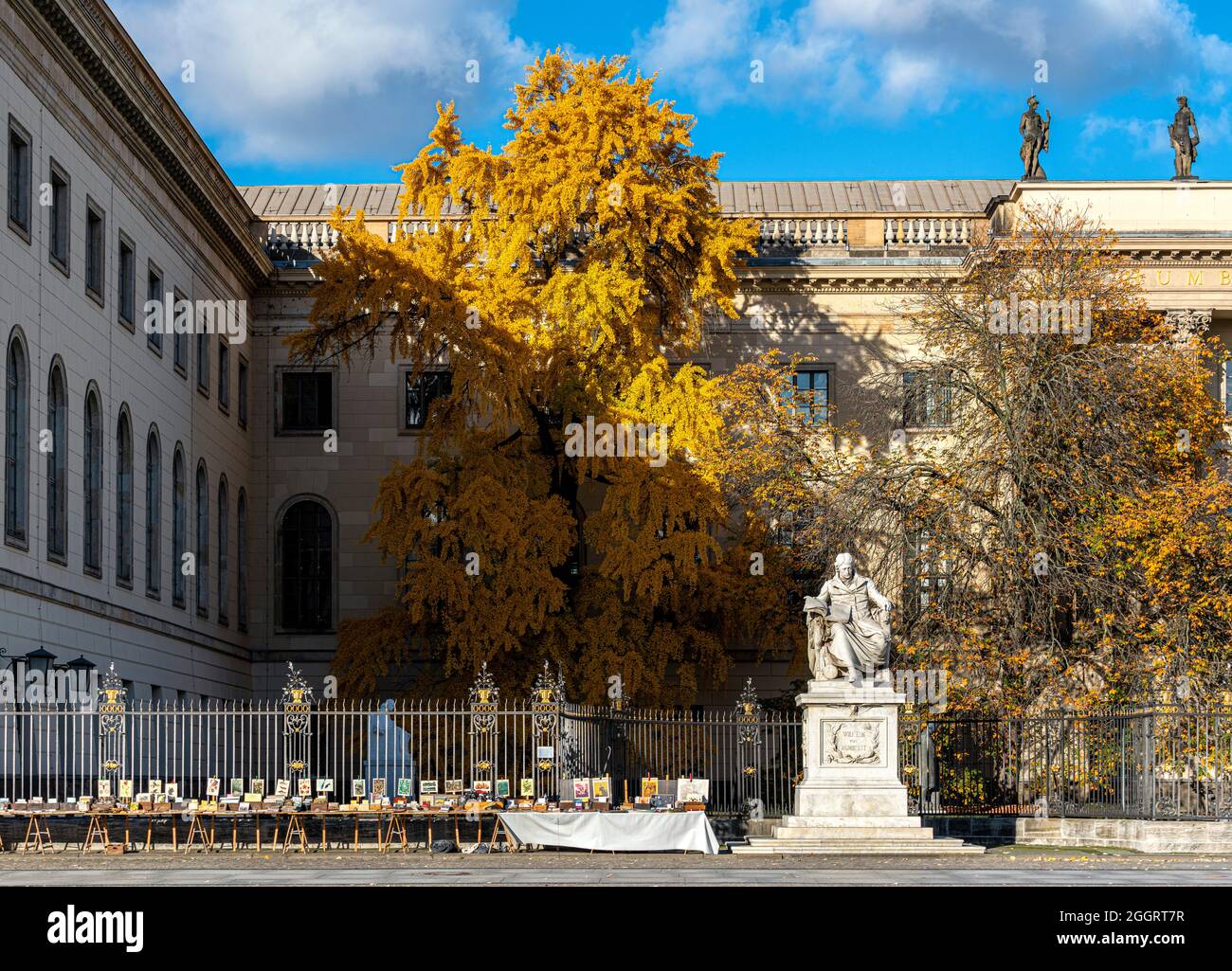 Portal At The Humboldt University In Berlin Stock Photo