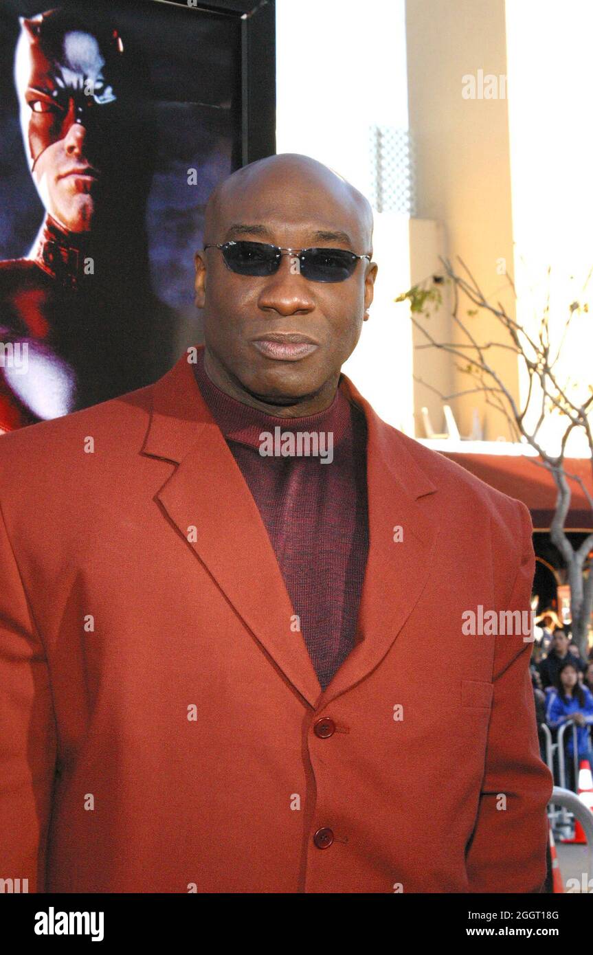 Michael Clarke Duncan 02/09/03 "Daredevil" Premiere at The Mann Village,  Westwood Photo by Izumi Hasegawa/HNW/PictureLux - File Reference #  34202-0023HNWPLX Stock Photo - Alamy