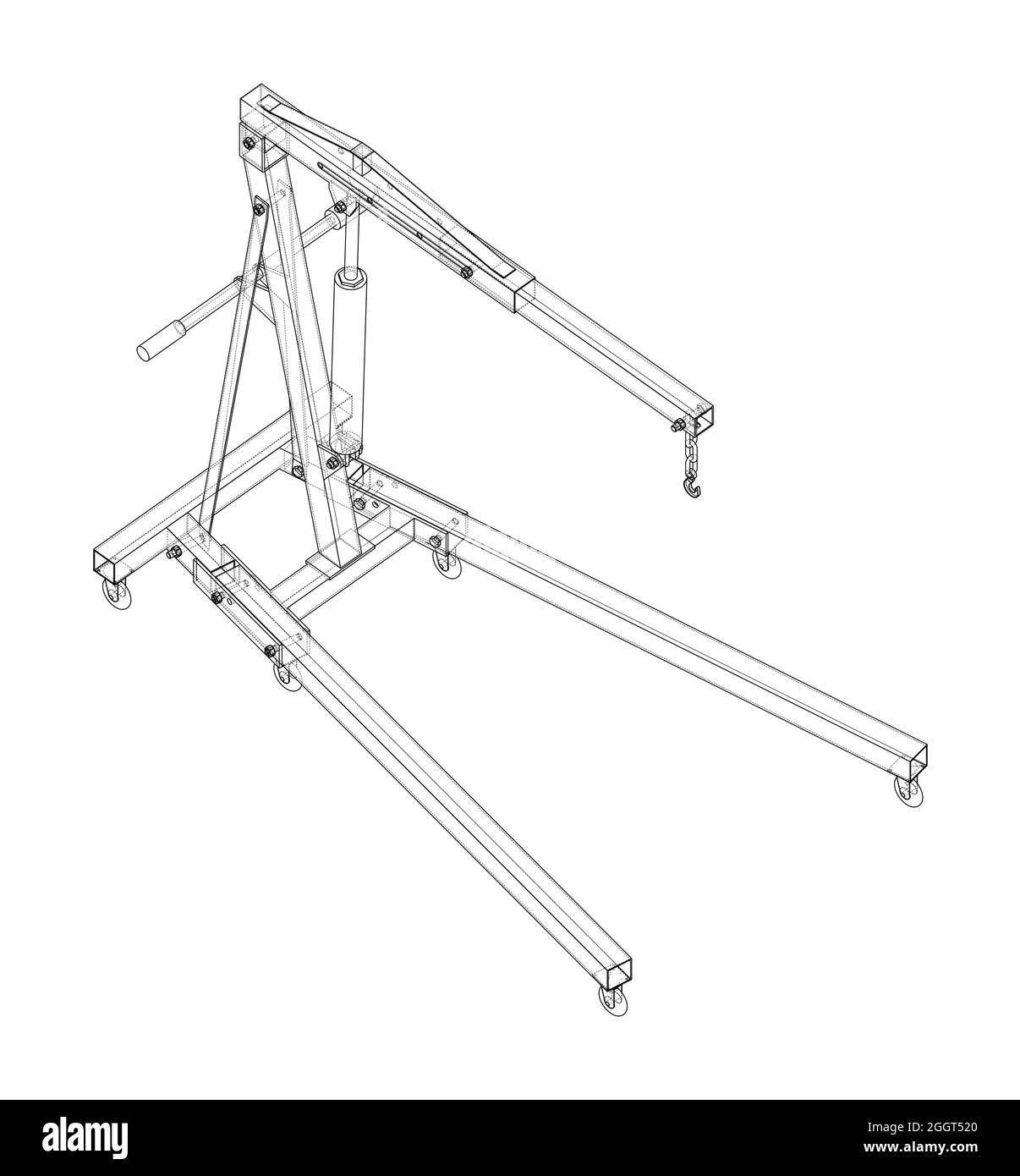 Engine hoist. Vector Stock Vector Image & Art Alamy