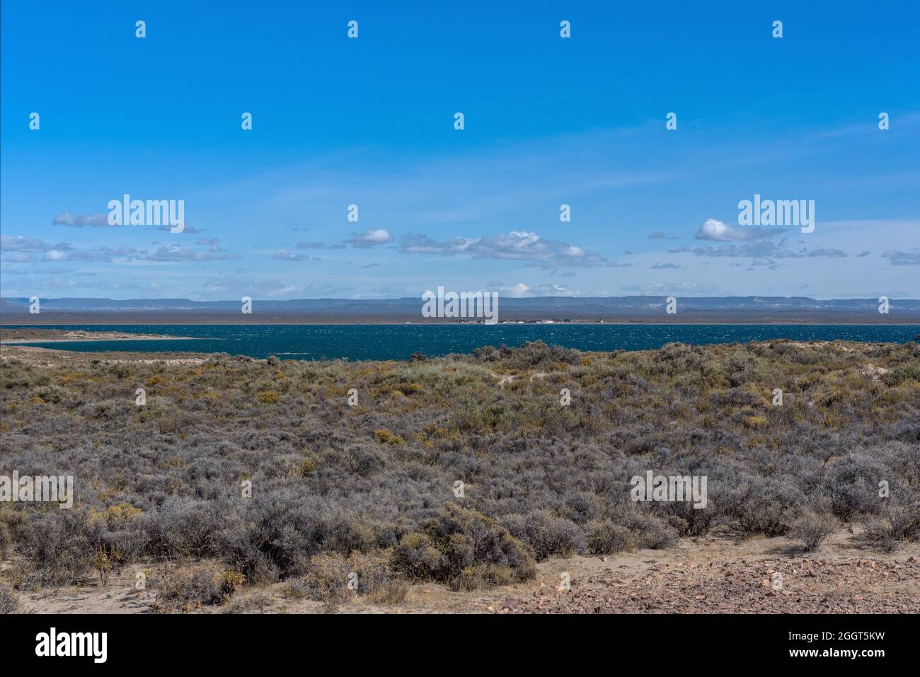 argentinian atlantic coast north of Comodoro Rivadavia Stock Photo