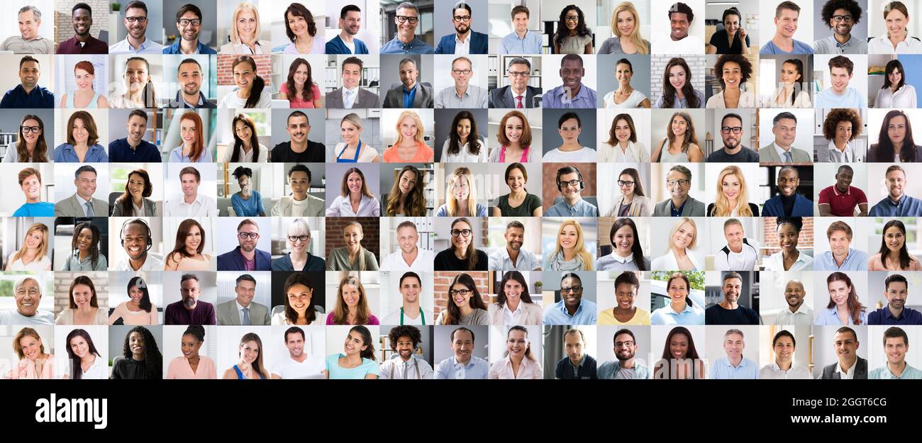 Faces collage hi-res stock photography and images - Alamy