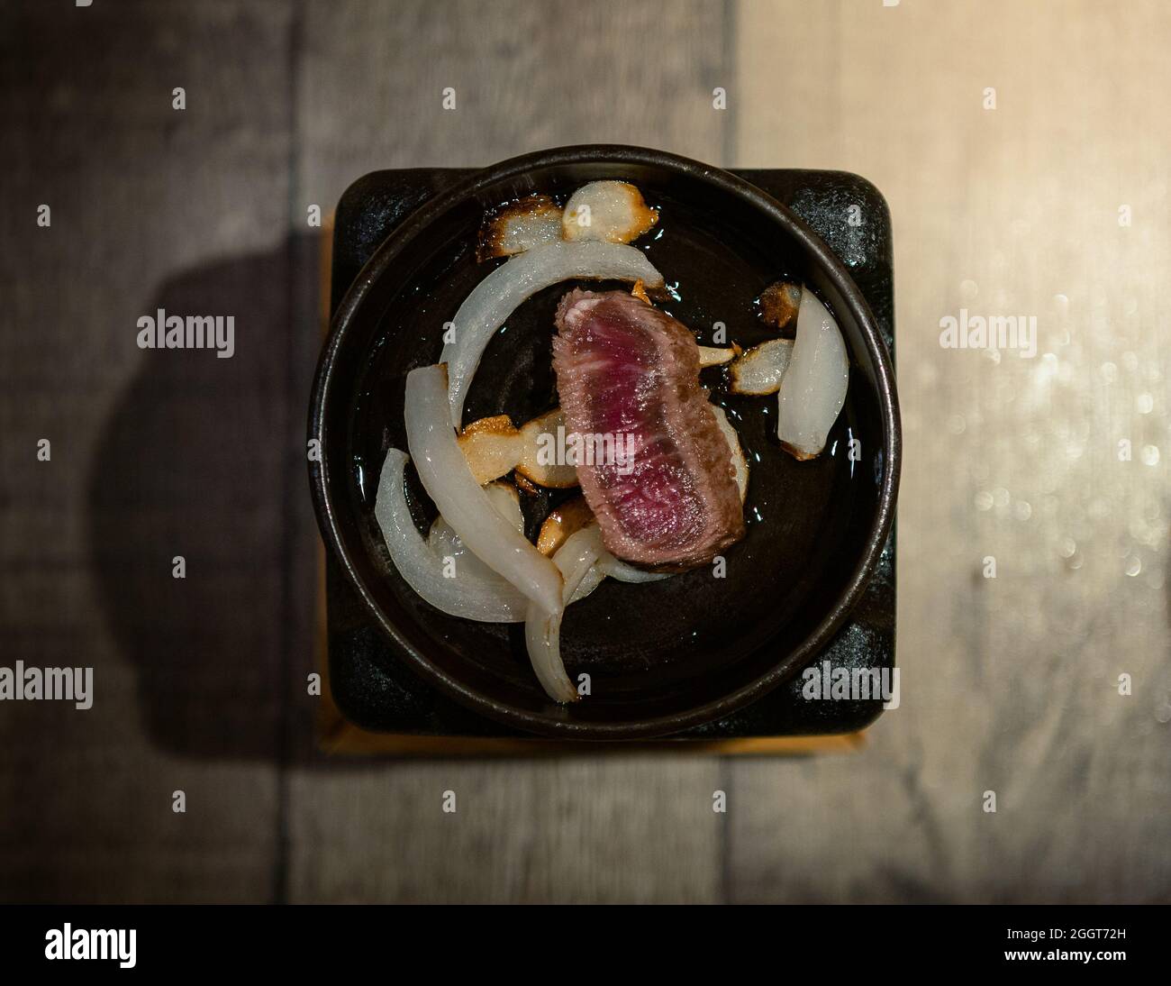 Delicious fried crispy beef Gyukatsu. Featuring steak that has been