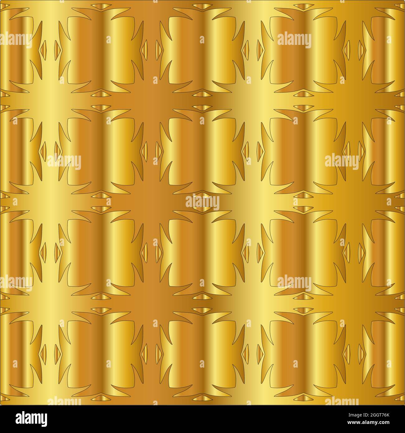Gold metal texture background vector illustration Stock Vector Image ...