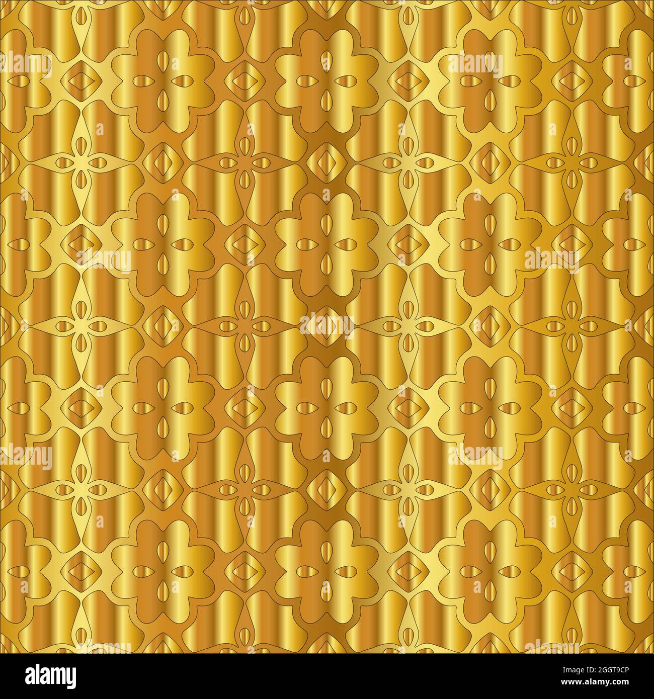 Gold metal texture background vector illustration Stock Vector Image ...