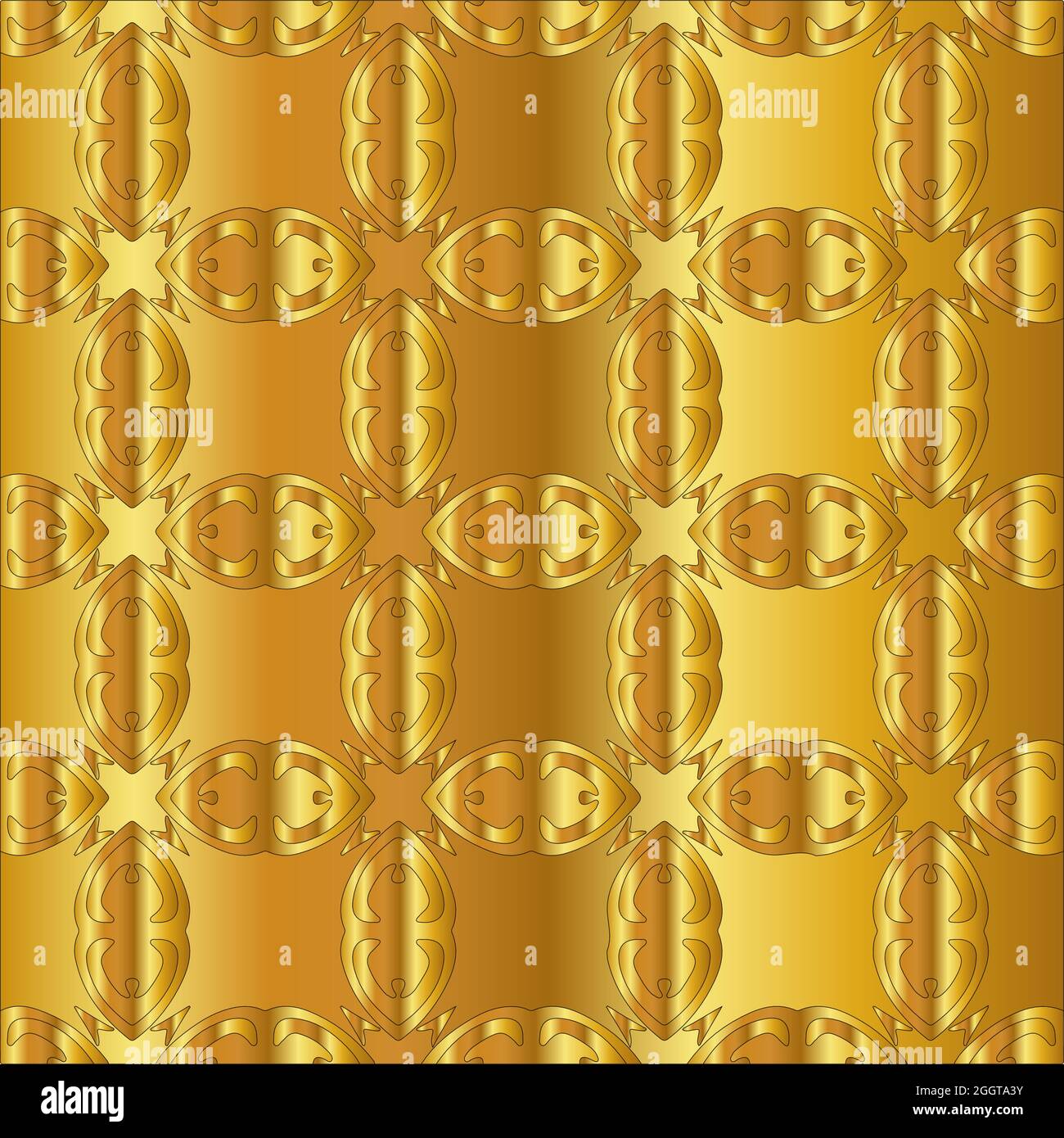 Gold metal texture background vector illustration Stock Vector Image ...