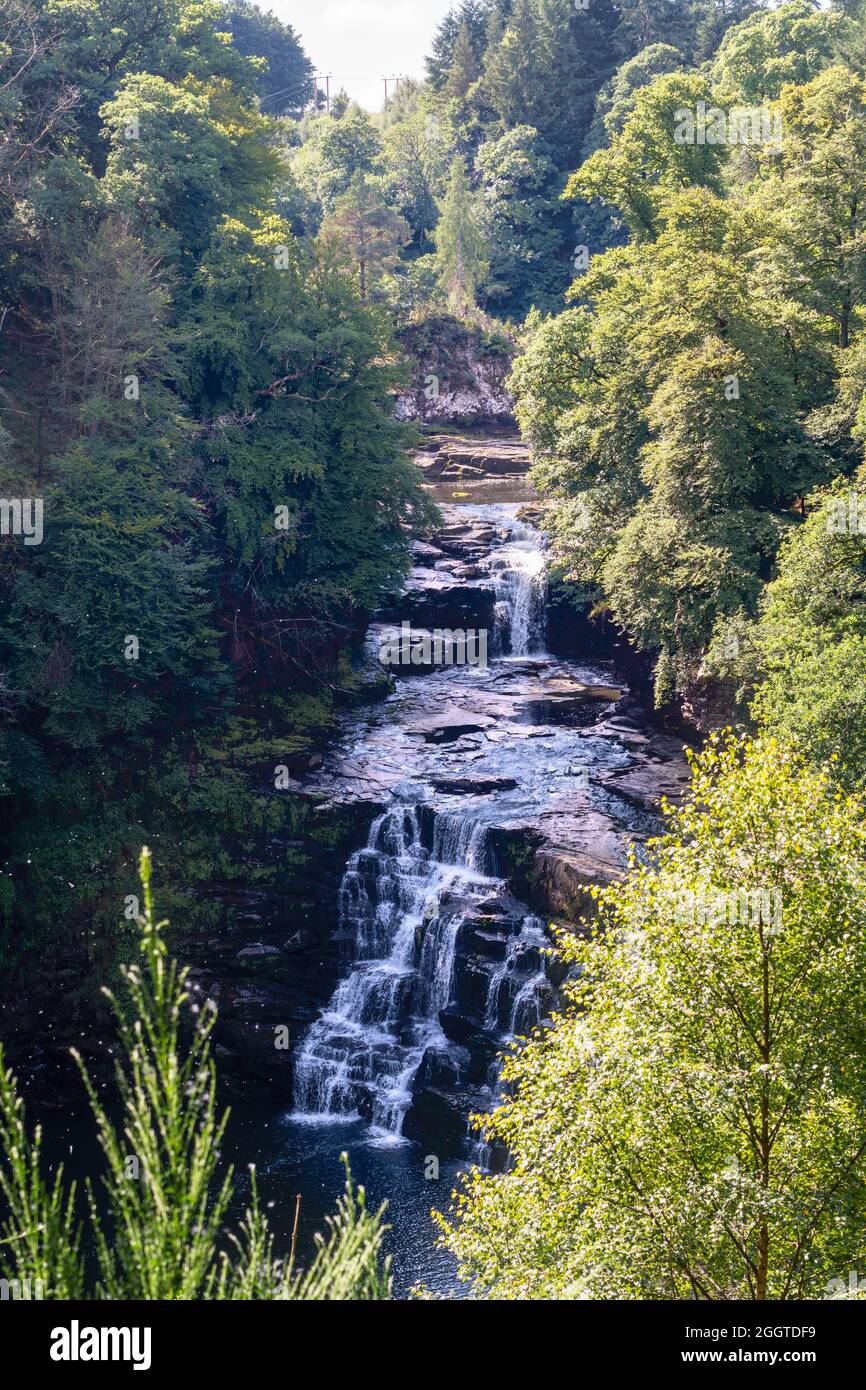 The Falls of Clyde, New Lanark, Scotland, UK Stock Photo