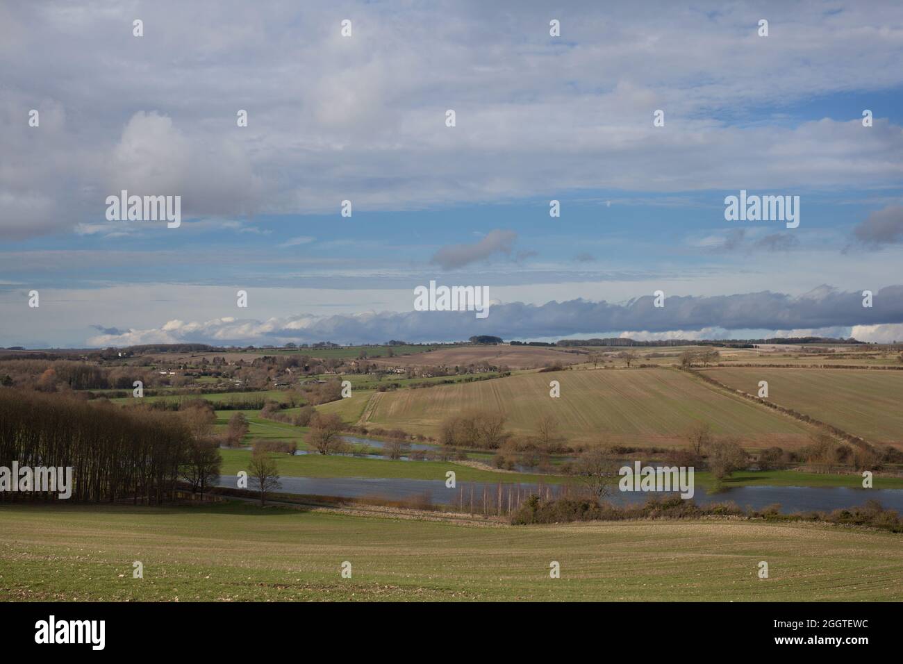 Views of Widford, Asthall and Swinbrook near Buford in Oxfordshire, UK Stock Photo