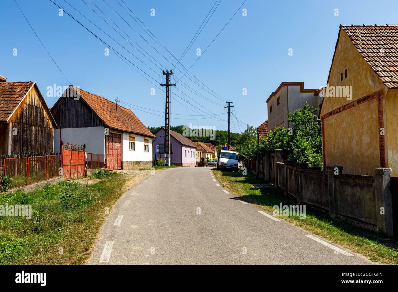 A village in the Banat area of Romania Stock Photo - Alamy