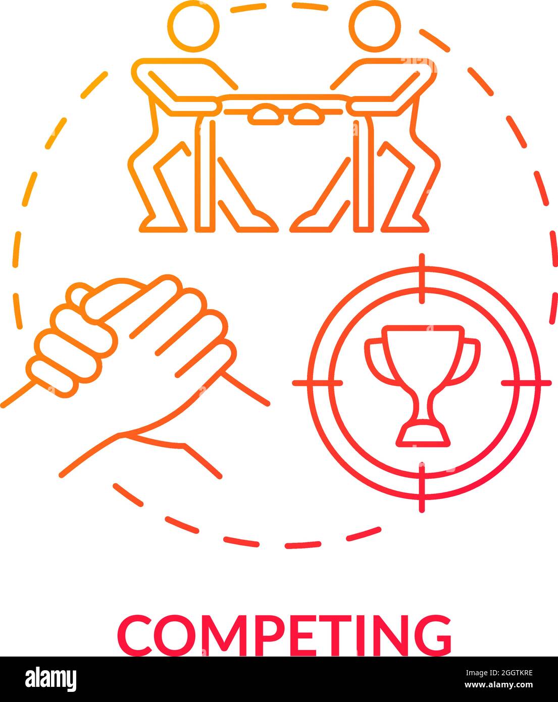 Aim conflict Stock Vector Images - Alamy