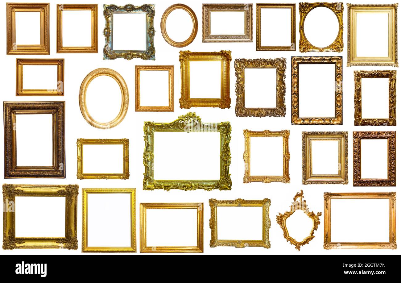 assortment of art frames Stock Photo Alamy