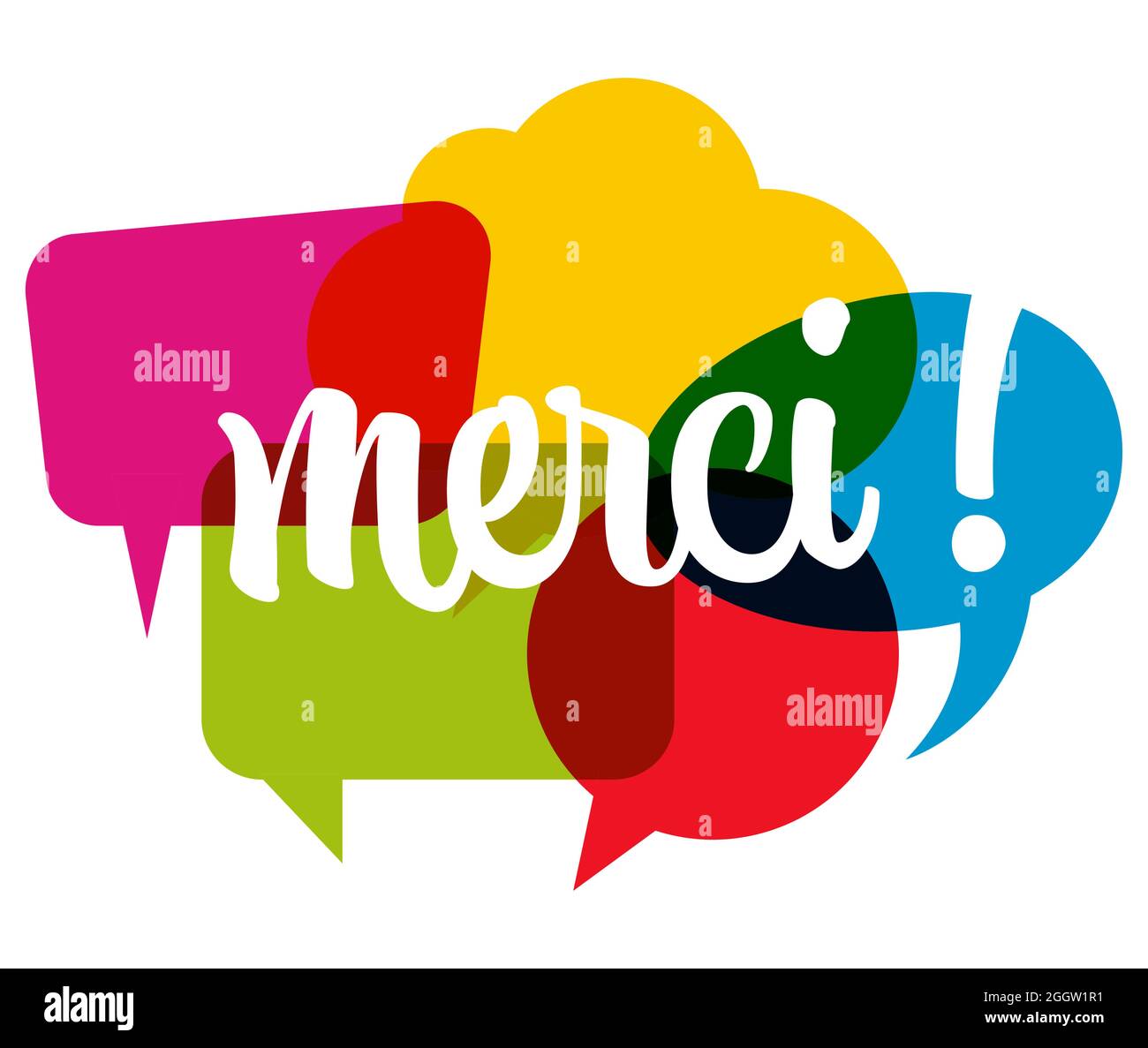 EPS 10 vector illustration of colored speech bubbles cloud isolated on ...