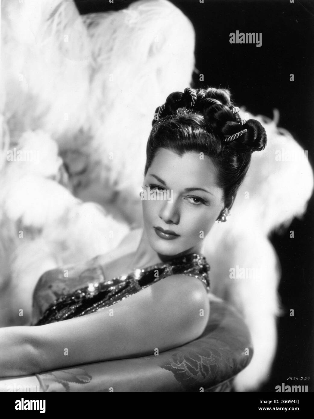 MARIA MONTEZ 1946 Portrait publicity for Universal Pictures Stock Photo