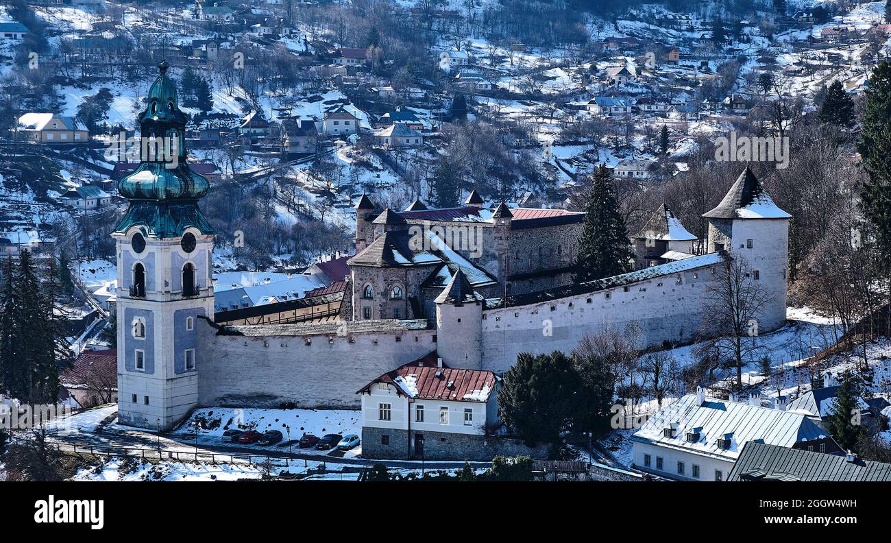 Banska Stiavnica Stock Photo