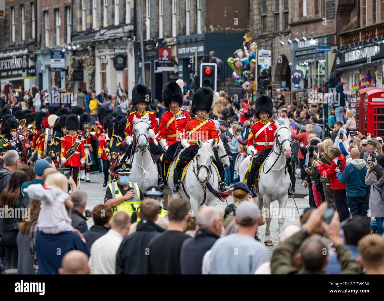 Royal Mile, Edinburgh, Scotland, United Kingdom, 3rd September 2021