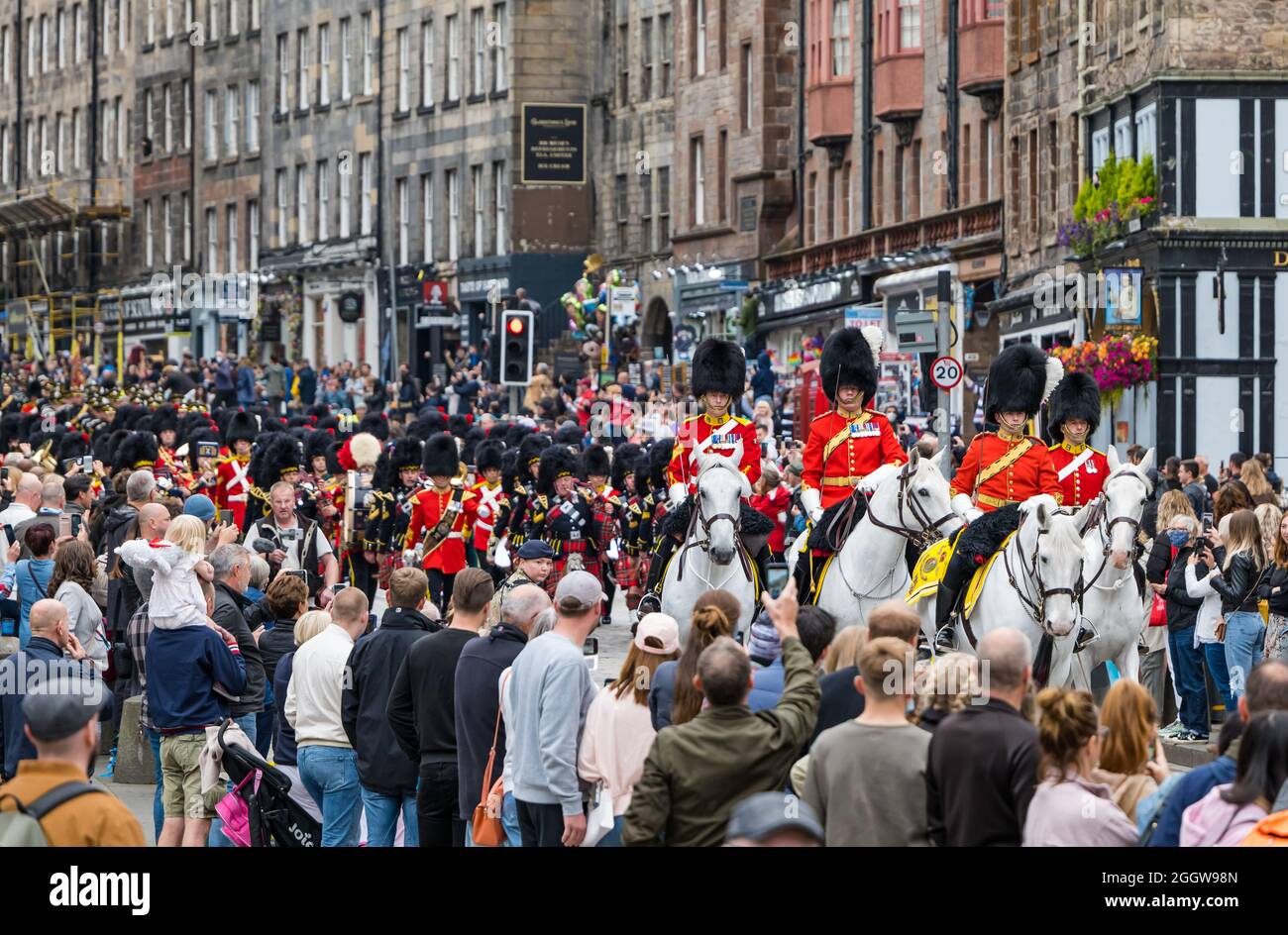 Royal Mile, Edinburgh, Scotland, United Kingdom, 3rd September 2021