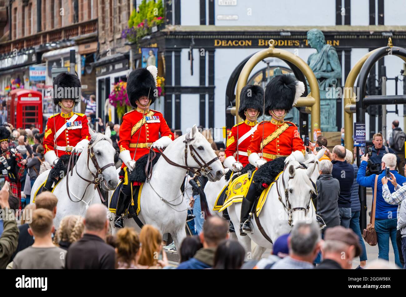 Royal Mile, Edinburgh, Scotland, United Kingdom, 3rd September 2021