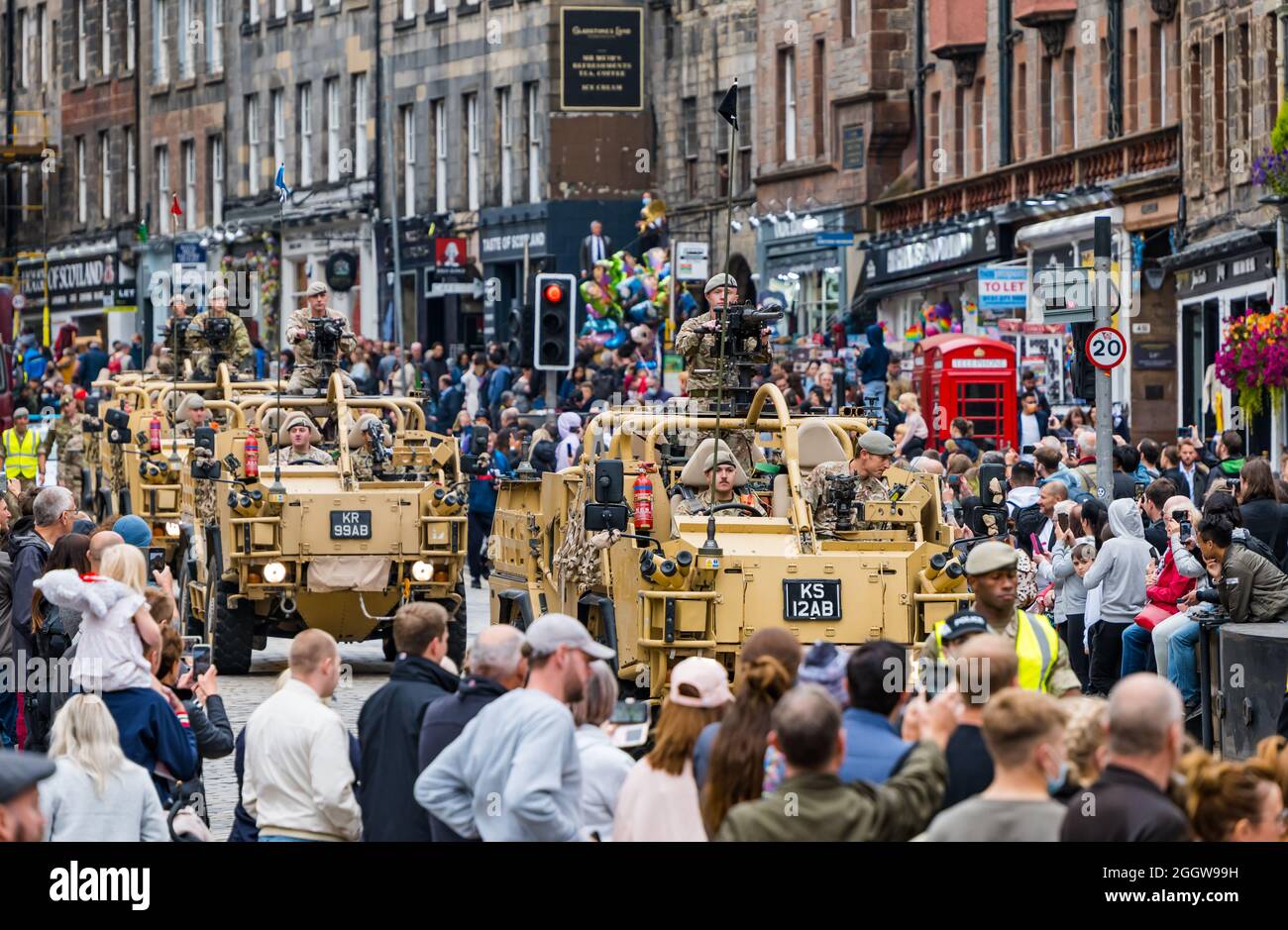 Royal Mile, Edinburgh, Scotland, United Kingdom, 3rd September 2021