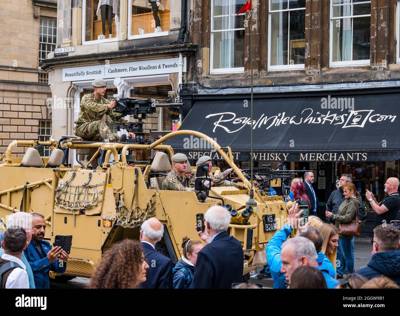 Royal Mile, Edinburgh, Scotland, United Kingdom, 3rd September 2021