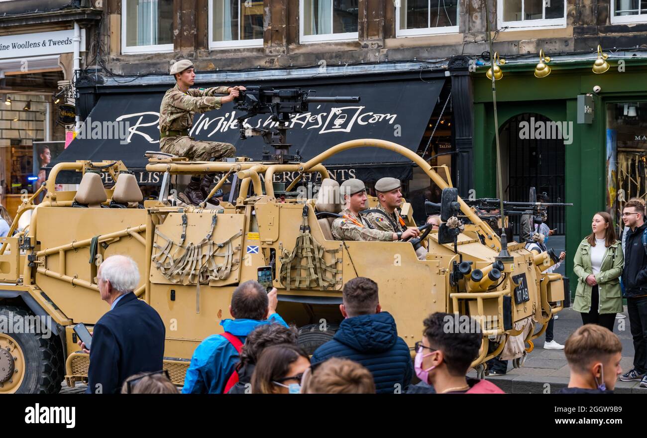 Royal Mile, Edinburgh, Scotland, United Kingdom, 3rd September 2021
