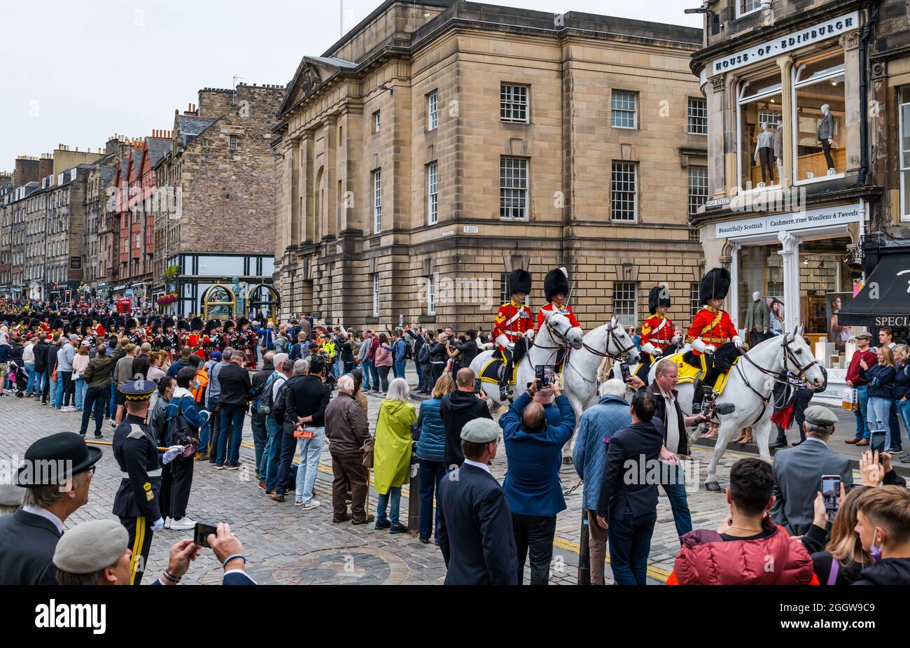 Royal Mile, Edinburgh, Scotland, United Kingdom, 3rd September 2021