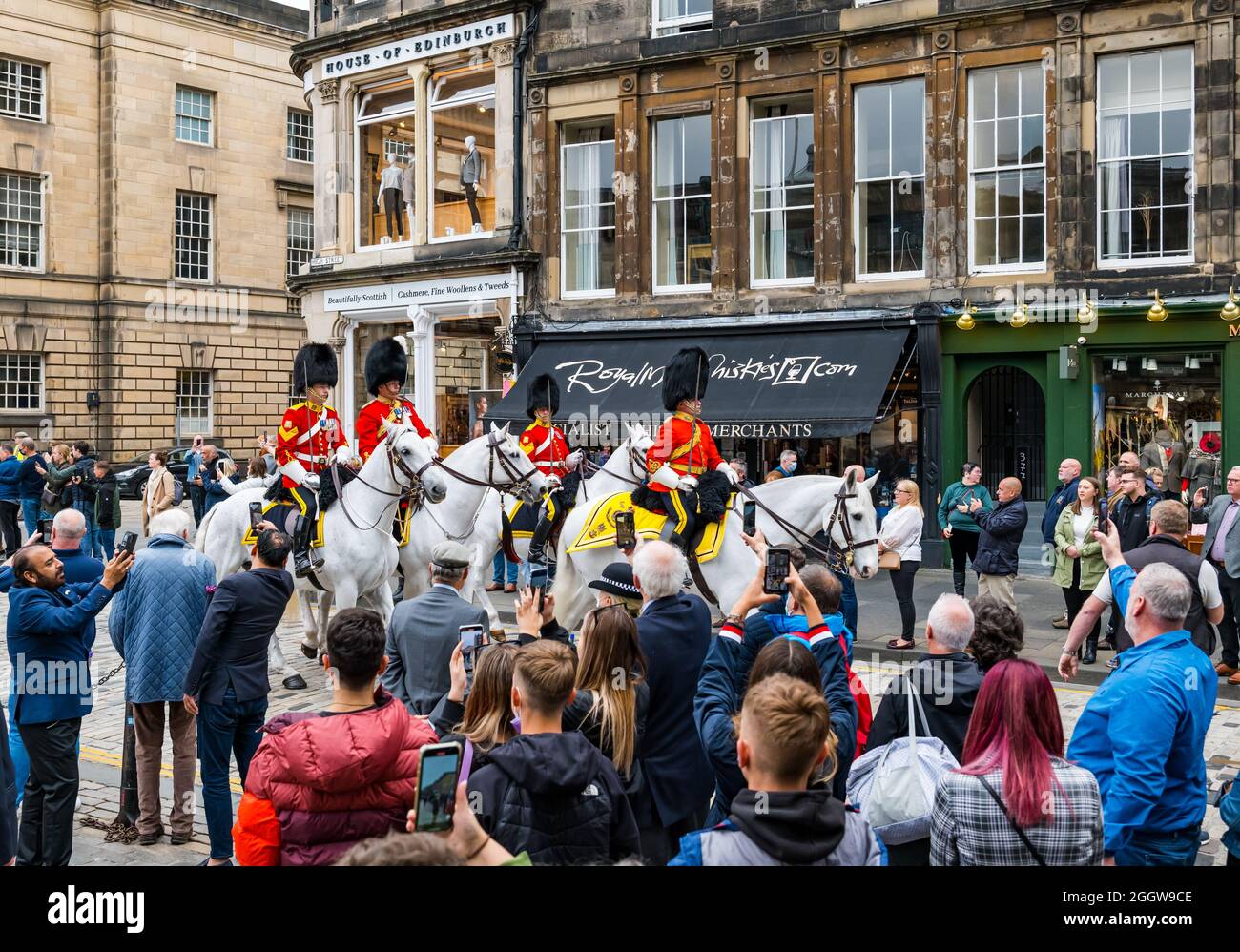 Royal Mile, Edinburgh, Scotland, United Kingdom, 3rd September 2021