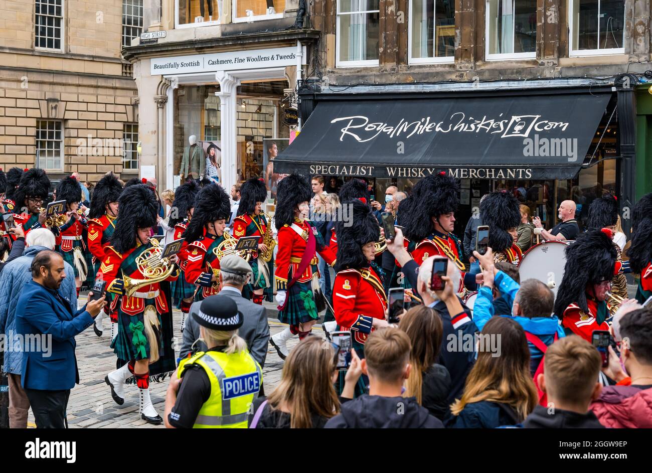 Royal Mile, Edinburgh, Scotland, United Kingdom, 3rd September 2021