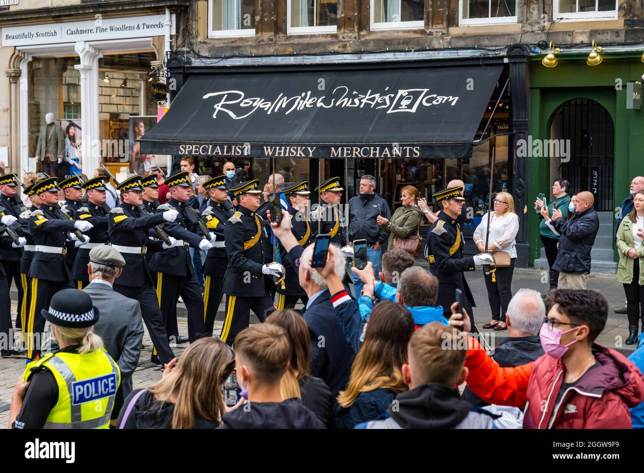 Royal Mile, Edinburgh, Scotland, United Kingdom, 3rd September 2021