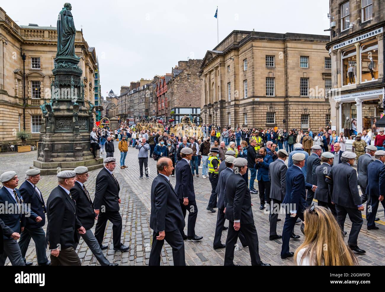 Royal Mile, Edinburgh, Scotland, United Kingdom, 3rd September 2021