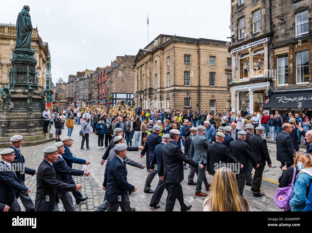 Royal Mile, Edinburgh, Scotland, United Kingdom, 3rd September 2021