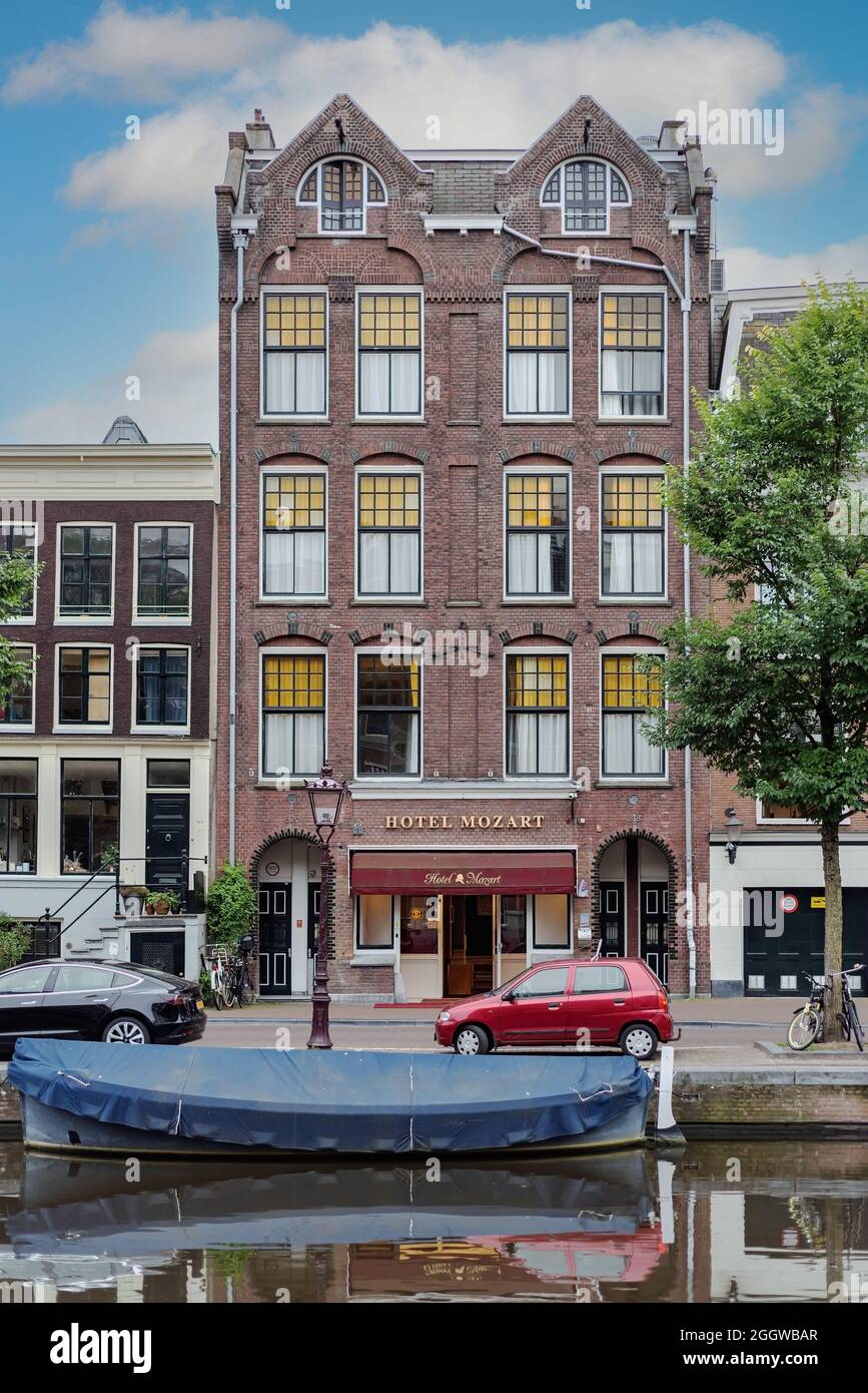 Hotel Mozart - Amsterdam Stock Photo
