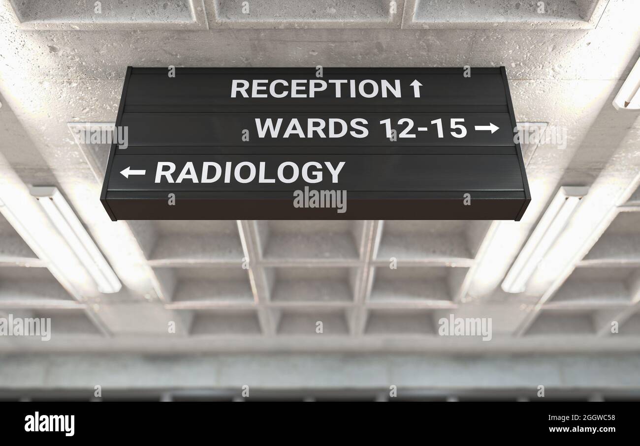 Radiology sign hospital hi-res stock photography and images - Alamy